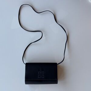 Givenchy Black and Gold Cross Body Bag